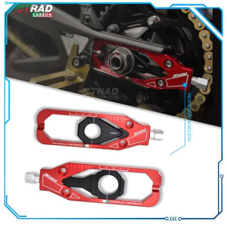 [해외]S1000 RR 2024 BMW 2025-2018-2009 오토바이 조정기 CNC 조절식 체인 리어 휠 액슬 블록 개조 부품