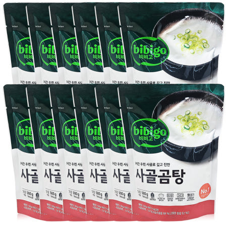 CJ 비비고 사골곰탕 500g 12개