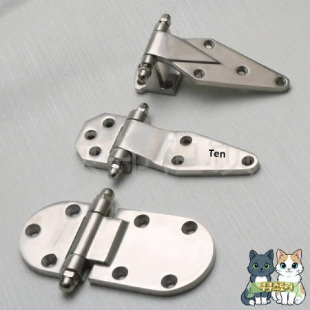 [해외]스테인레스 스틸 힌지 DB070-1-2 산업 장비 기계 캐비닛 문짝 주식 사 가능