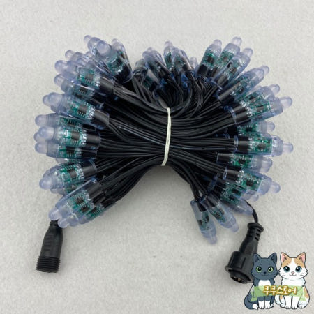 [해외]DHL/페덱스/UPS 100ct DC12V WS2811 조절 총알 LED 픽셀 노드 레이 wu/paul zhang/xconnect co 포함 18awg 개