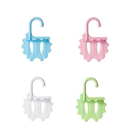 다용도 빨랫줄 클립 4개 세트 속옷 및 넥타이 가정용 플라스틱 북유럽 스타일 광둥산