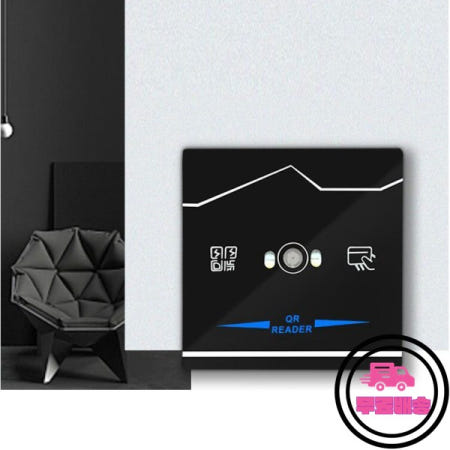 스마트 스캐너 QR 코드 리더 IC/NFC 13.56M 지원 Wg 형식/TTL/RS485/RS232 출력은 액세스 제어 시스템에 연결됩니다.
