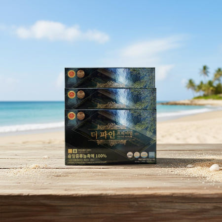 [몽글클라우드 협력사]더 파인 프리미엄 송침유 적송유 솔잎증류농축액 효능, 3개