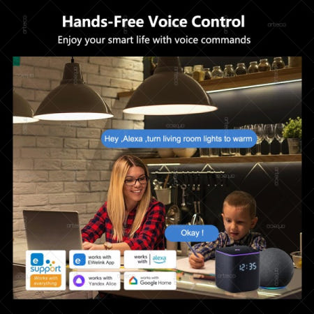 [해외]Ewelink GU10 Zigbee LED 전구 WiFi 스마트 램프 RGB CW Alexa Google 홈 Yandex Smartthings와 함께 작동합니다.