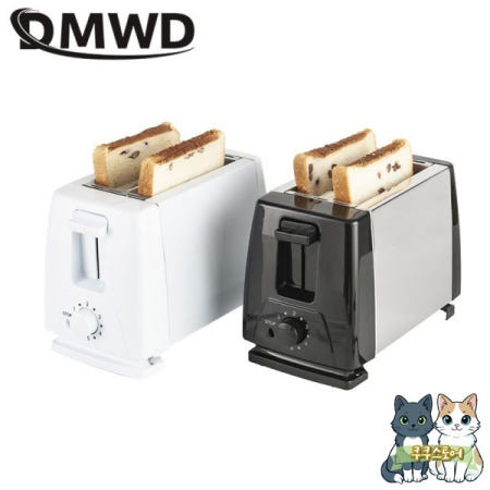 [해외]다기능 토스터기 탈착식 빵 트레이 양면 가열 더블 슬롯 베이킹 오븐 샌드위치 기계 110V 220V