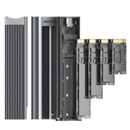벤션 USB3.2 Gen2 M.2 NVMe SSD SATA 인클로저 외장케이스 KPLH0