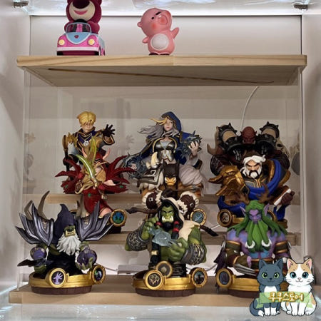 [해외]POPMART 하스스톤 선술집 전설 시리즈 블라인드 박스 게임 피규어 방 장식 어린이 수집 장난감 생일 선물