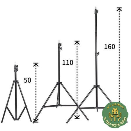 라이브 방송 삼각대 랜딩 타입 카메라 앵커 셀카 라이트 프레임 금속 온도계 거치대