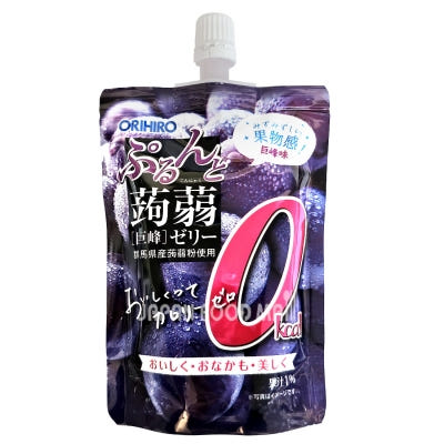 오리히로 푸룬또 곤약젤리 제로 포도맛 130g