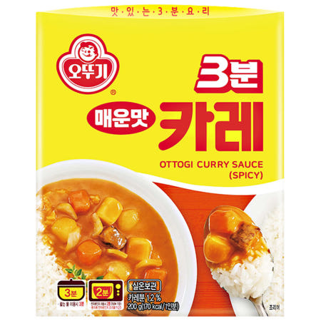 오뚜기 3분카레 매운맛200g