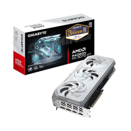 GIGABYTE 라데온 RX 9070 XT GAMING OC ICE D6 16GB 피씨디렉트