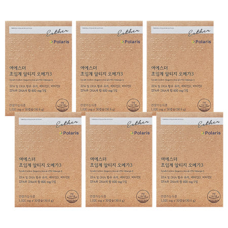 여에스더 초임계 알티지 오메가3 30캡슐 6박스