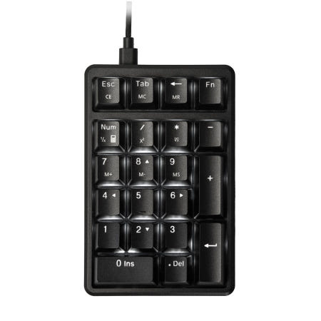 스카이디지탈 NKEYBOARD NK21 매크로 숫자 키패드 (갈축)