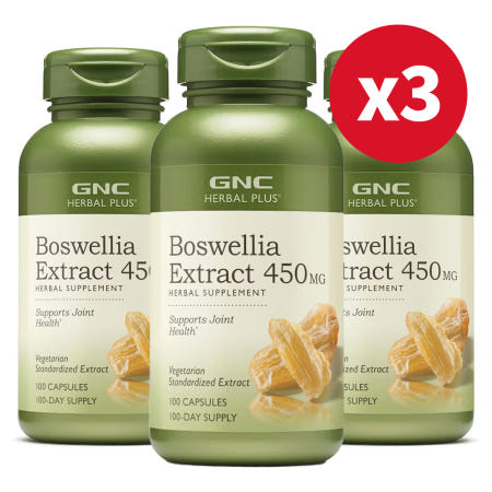 [해외]GNC 보스웰리아 추출물 450mg 100캡슐, 3개
