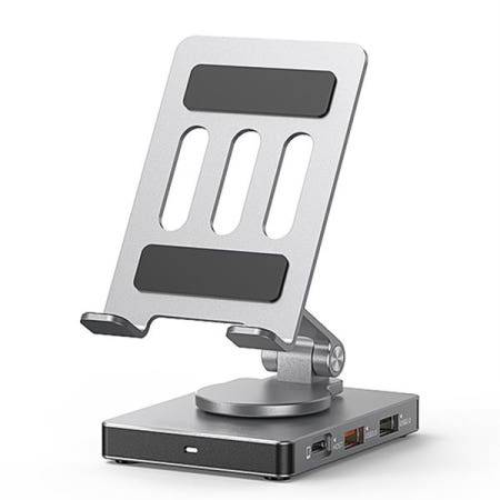 슈퍼 핫 8 in 1 USB C 폴더블 도킹 스테이션 PD 100W