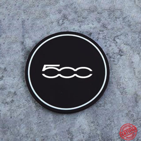 [해외]2Pcs 자동차 컵 받침 워터 슬롯 미끄럼 방지 매트 음료 패드 Fiat 500 c x l Punto Panda BRAVO Tipo