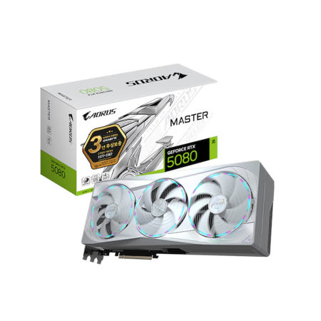 기가바이트 AORUS 지포스 RTX 5080 MASTER ICE D7 16GB 제이씨현