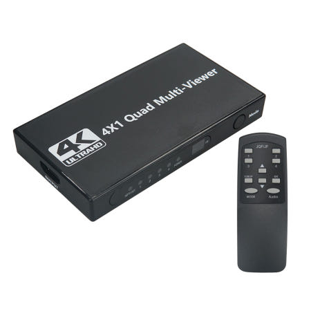 [COMS]4K 멀티뷰어 HDMI 셀렉터 선택기 화면 분할기 스위치 4포트