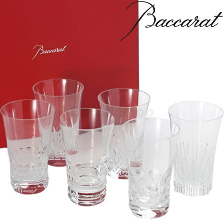 [해외]Baccarat 바카랏 에브리데이 하이볼 글라스 6잔 세트 2-809-881