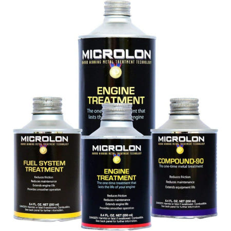 [해외]Microlon 마이크로론 MIL 스탠다드 엔진 트리트먼트 키트 8기통 (5.7L 초과)