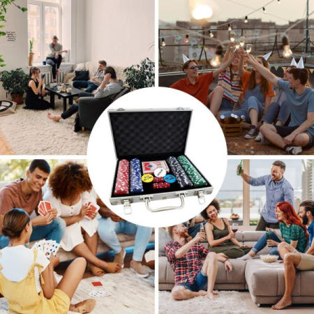 포커 세트 파티 용품 무명칭 여행용 게임 플레이어 애호가 수집가 이벤트 기획자 남성