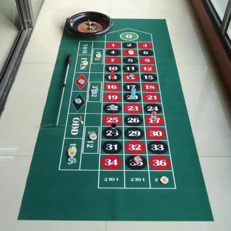 180x90cm 룰렛 주사위 멀티 플레이어 테이블 매트 카지노 부직포 게임 엔터테인먼트 액세서리