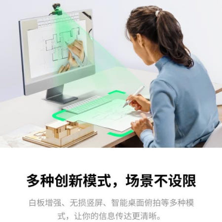 Insta360 Link AI 4K PTZ 카메라 고화질 라이브 컴퓨터 온라인 수업 화상 회의