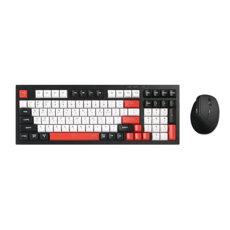 지클릭커 오피스프로 WMK560 사일런스M 무선 블루투스 키보드 버티컬 마우스 세트 98키 Poker