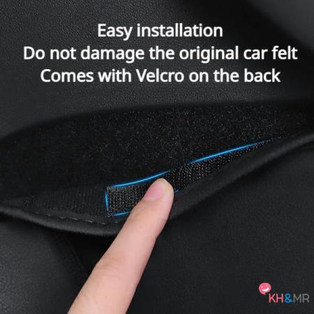 [해외]문짝 보관함 매트 테슬라 모델 3 Y + 하이랜드 슬롯용 보호 패드 PU 가죽 자동차 액세서리 2021-2024 4 개