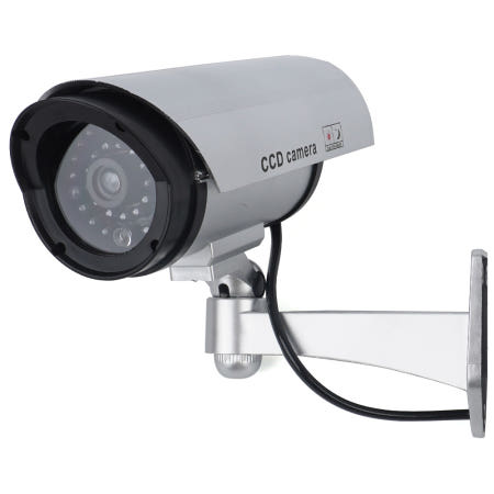 [샘샘스 협력사]모형카메라 원통 돌출형 가짜CCTV 방범 보안 실내용 실내 무선CCTV 무선CCTV카메라