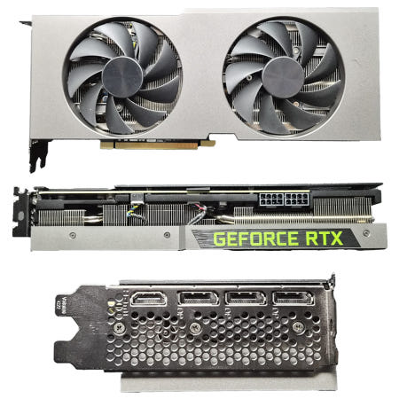NVIDIA RTX 지포스 3080 D6X 10GB 2팬 미사용 탈거 벌크