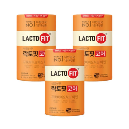 종근당건강 락토핏 코어 생유산균 2g x 60포, 3개