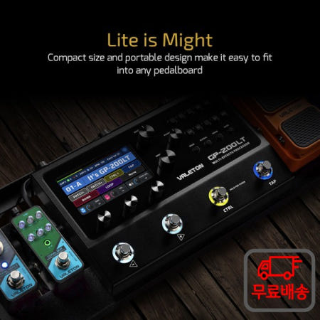 VALETON GP-200LT 기타 베이스 앰프 모델링 IR 캐비닛 시뮬레이션 멀티 이펙트 (FX 루프 MIDI I/O 스테레오 OTG USB 오디오 지원) 선물용