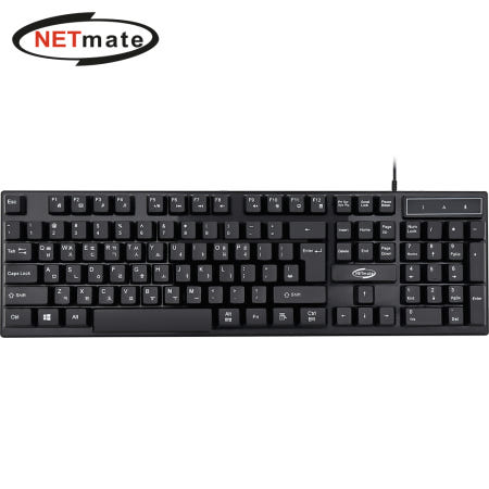 넷메이트 USB 멀티미디어 유선 키보드 NM-KB04