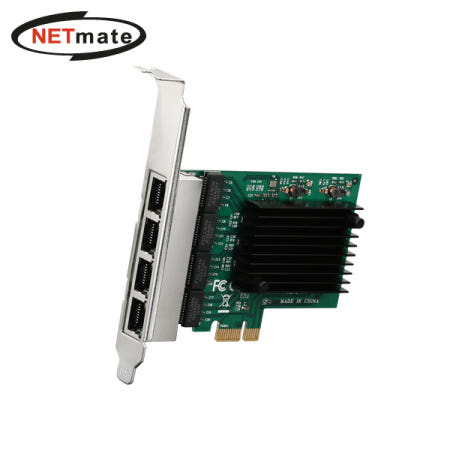넷메이트 4포트 기가비트 이더넷 PCIE 유선랜카드 NM-SWC02
