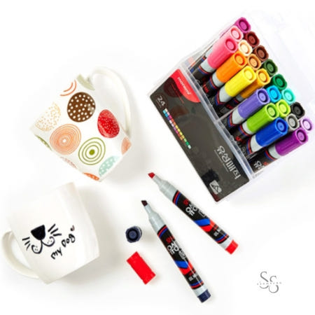 [쏨뱅이샵OEM]쏨숭 유성매직 24색 사각닙 이사짐 작업실 산업용 주소 표시