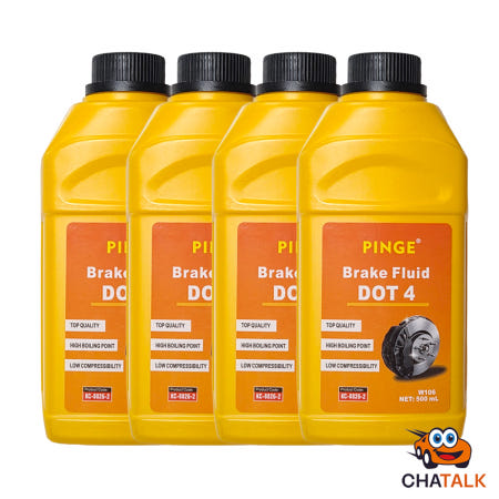 [ABS·ESP호환] PINGE- DOT4 합성 브레이크오일 500ml, 4개