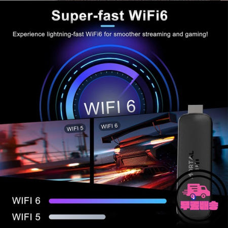 Mortal Q8 AndSMPSid14 TV 스틱 WIFI6 음성 제어 비디오 RK3518 Netflix YouTube 무료 라이브 스트리밍