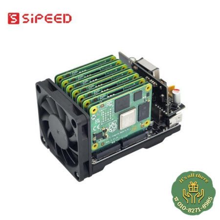[해외]Sipeed NanoCluster 7x CM4/CM5 노드 Kubernetes K3S Edge AI Homelab Raspberry Pi 클러스터용 미니 서버