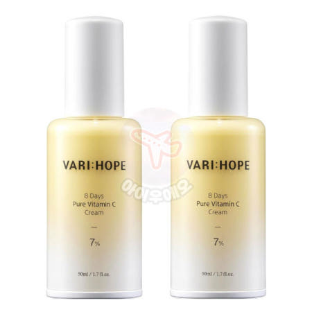 [해외]베리홉 VARIHOPE 8days 퓨어 비타민 C크림 50ml X 2개