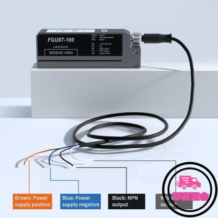 FGU07-100 Pelectric Eye Slot width 0.7mm Clear Label Detection for Machine Sensor Capacitive