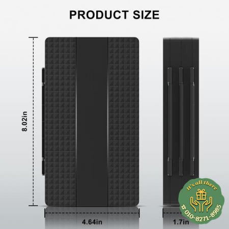 스위치 2 & OLED 라이트용 게임 카드 케이스 120개 슬롯 및 마이크로SD 수납 가능한 메모리 스토리지 홀더