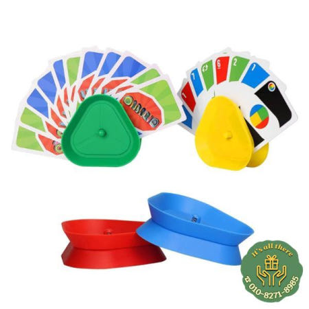 4개/대 삼각형 모양의 카드 홀더 게으른 사람 포커 좌석 게임 어린이를위한 스탠드 노인 무료 손