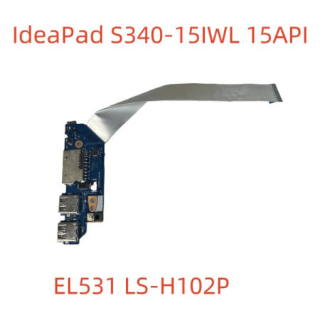 [해외]Lenovo IdeaPad S340-15IWL 15API B 카드 리더기 전원 버튼 케이블 EL531 LS-H102P