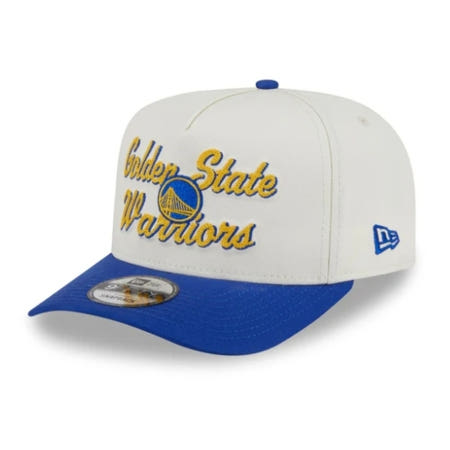 [해외]뉴에라 체인스티치 9 FIFTY A 프레임 스냅백 야구 모자 NBA 골든 스테이트 워리어스