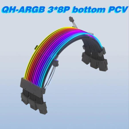 3x8PIN ARGB 연장 케이블 주소 지정 가능 5V 3핀 커넥터 Sync 게임용 컴퓨터 데스크탑용 마더보드 키트