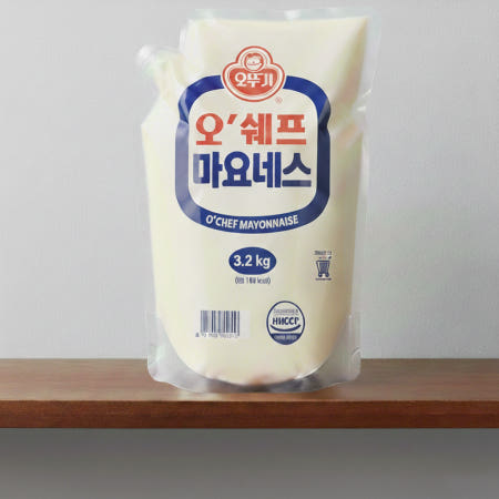 오뚜기 오쉐프 마요네즈 3.2kg 업소용 대용량 마요네즈소스 파우치