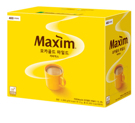 [(주)동서식품]탕비실 전용 맥심 모카골드 마일드 커피믹스 모카밀크, 400개입, 1개