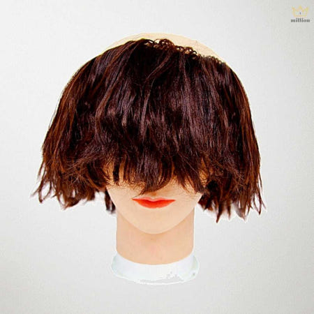 SAW 가발 해피파티 사오정 브라운 코스튬 할로윈 파티용품 변장 도구 소품