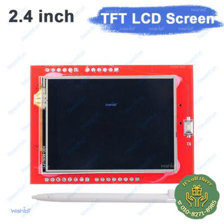 2.4인치 TFT LCD 디스플레이 모듈 ILI9341 저항막 터치스크린 8비트 병렬 인터페이스(SD 카드 슬롯 포함) 아두이노 메가-2560용